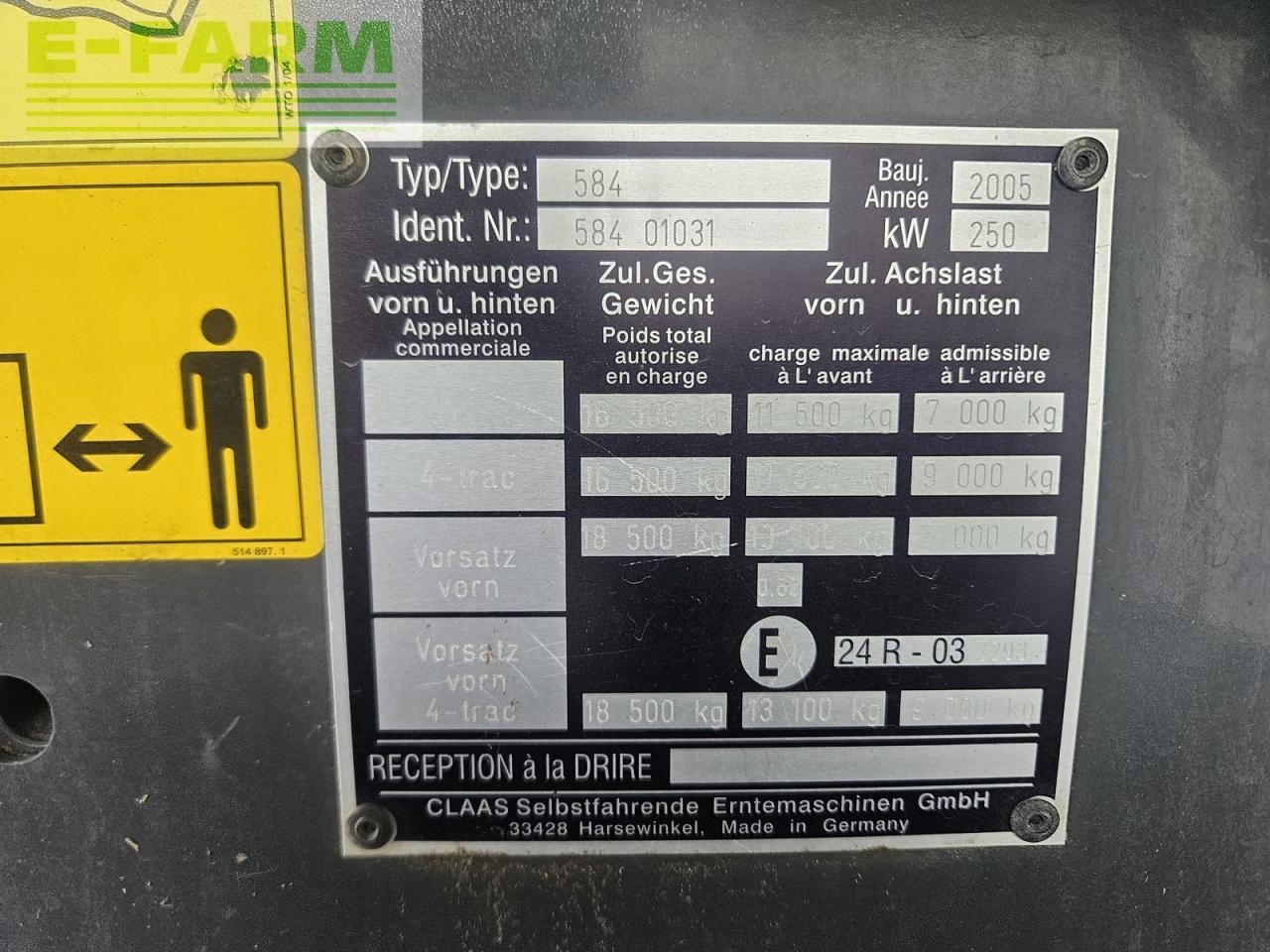 Mähdrescher του τύπου CLAAS lexion 560, Gebrauchtmaschine σε ILZ (Φωτογραφία 12)