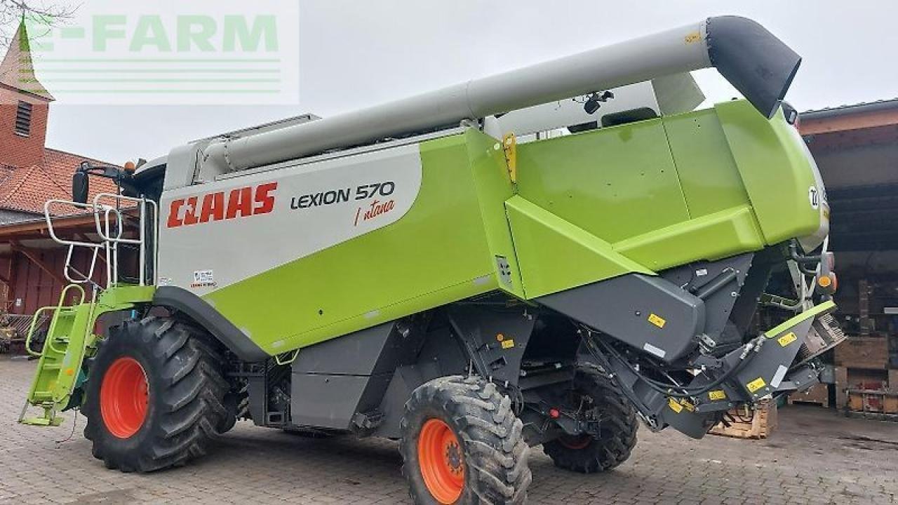 Mähdrescher типа CLAAS lexion 570 montana, 3d, mit vario 750, laser pilot, Gebrauchtmaschine в WALDKAPPEL-BISCHHAUSEN (Фотография 4)