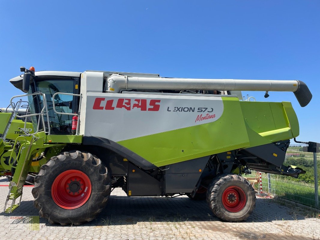 Mähdrescher des Typs CLAAS LEXION 570 Montana, Gebrauchtmaschine in Saulheim (Bild 1)