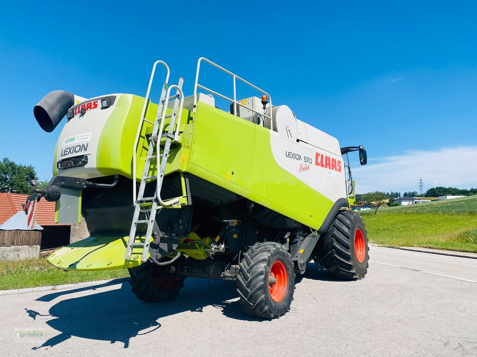 Mähdrescher des Typs CLAAS Lexion 570 Montana, Gebrauchtmaschine in Kematen (Bild 3)