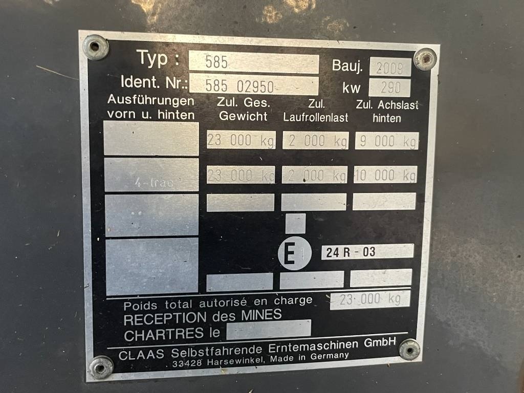 Mähdrescher of the type CLAAS Lexion 570 TT, Gebrauchtmaschine in Mern (Picture 7)