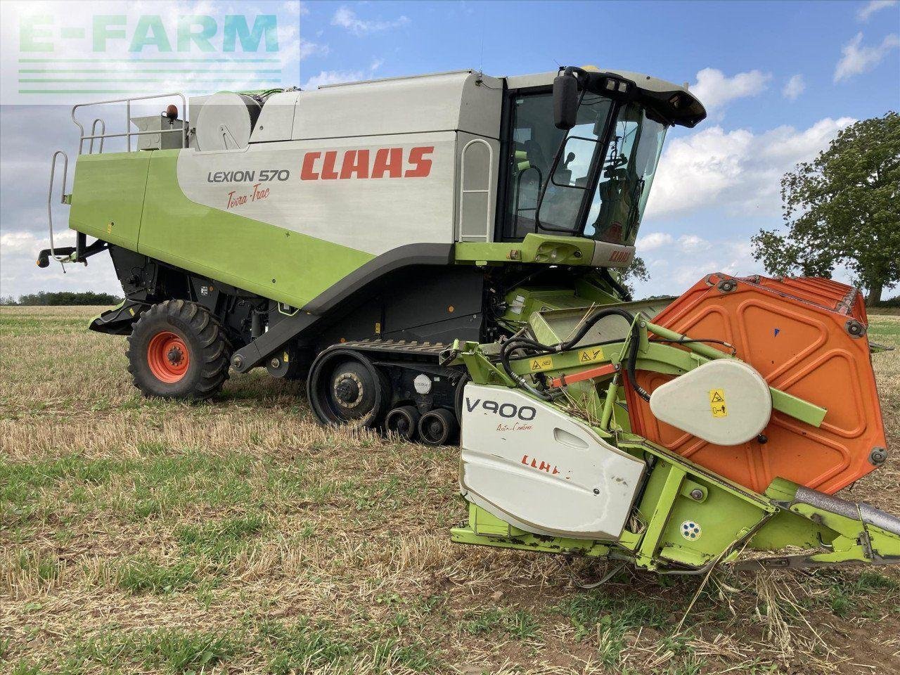 Mähdrescher des Typs CLAAS LEXION 570 TT, Gebrauchtmaschine in WILBERFOSS, YORK (Bild 2)