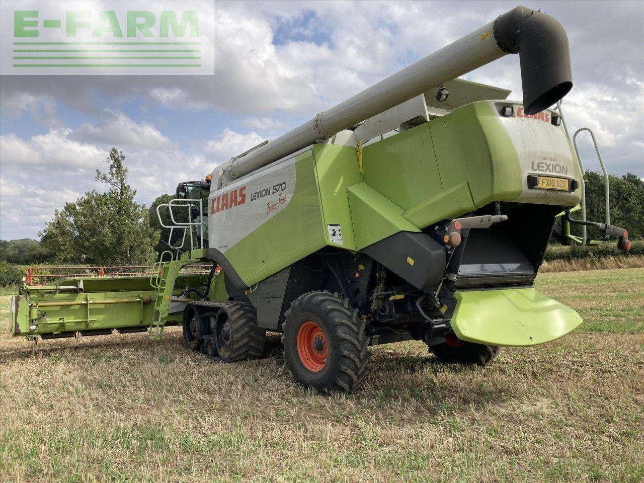 Mähdrescher des Typs CLAAS LEXION 570 TT, Gebrauchtmaschine in WILBERFOSS, YORK (Bild 5)