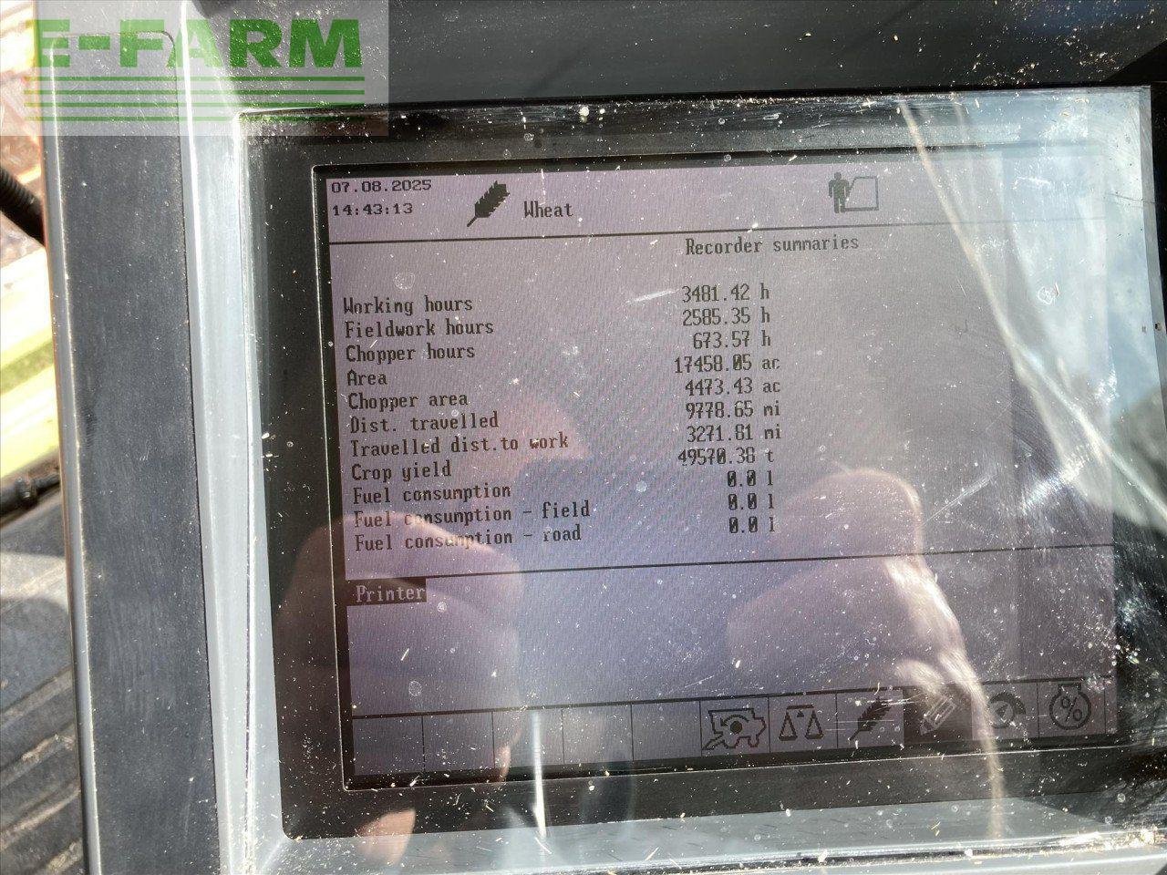 Mähdrescher des Typs CLAAS LEXION 570 TT, Gebrauchtmaschine in WILBERFOSS, YORK (Bild 8)