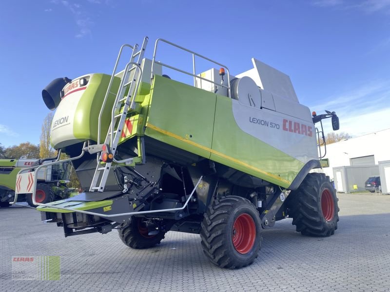 Mähdrescher des Typs CLAAS LEXION 570 + V750 + TW, Gebrauchtmaschine in Vohburg (Bild 5)