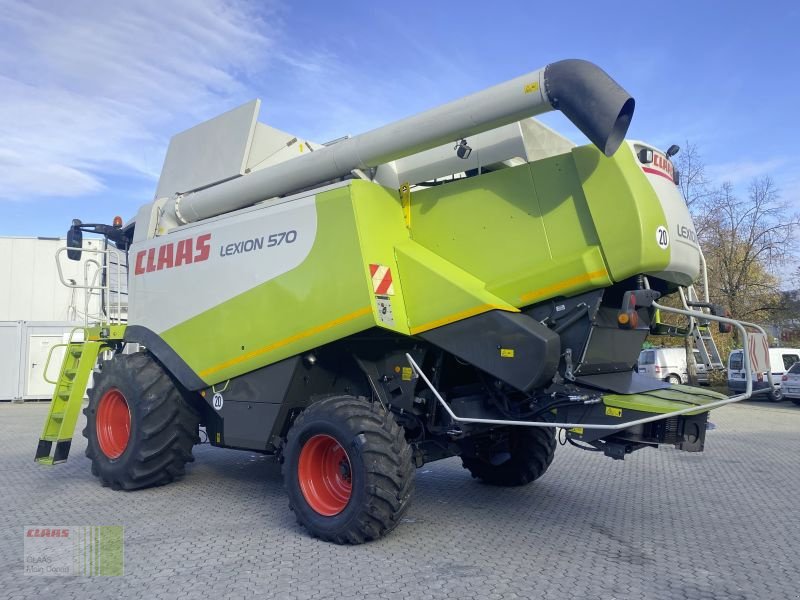 Mähdrescher des Typs CLAAS LEXION 570 + V750 + TW, Gebrauchtmaschine in Vohburg (Bild 4)