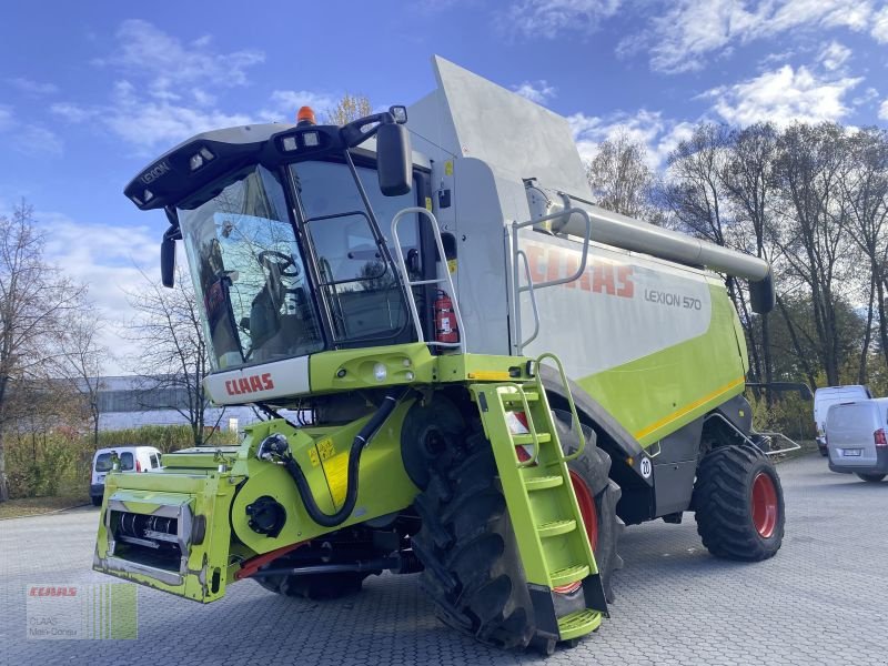 Mähdrescher des Typs CLAAS LEXION 570 + V750 + TW, Gebrauchtmaschine in Vohburg (Bild 3)