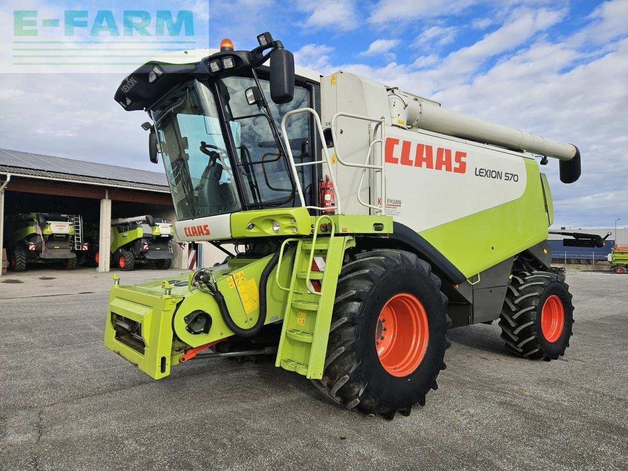 Mähdrescher Türe ait CLAAS lexion 570, Gebrauchtmaschine içinde ILZ (resim 1)