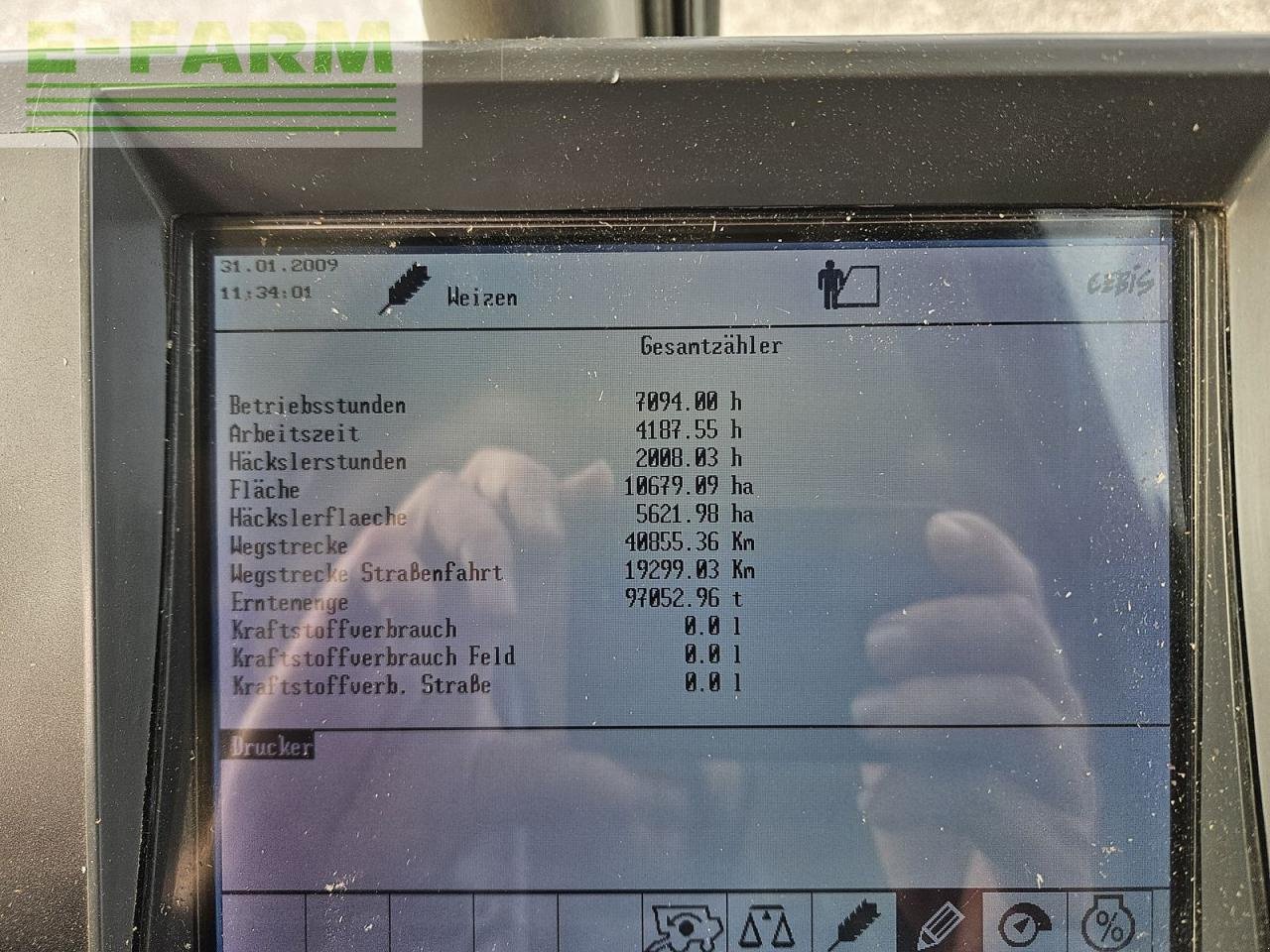 Mähdrescher Türe ait CLAAS lexion 570, Gebrauchtmaschine içinde ILZ (resim 11)