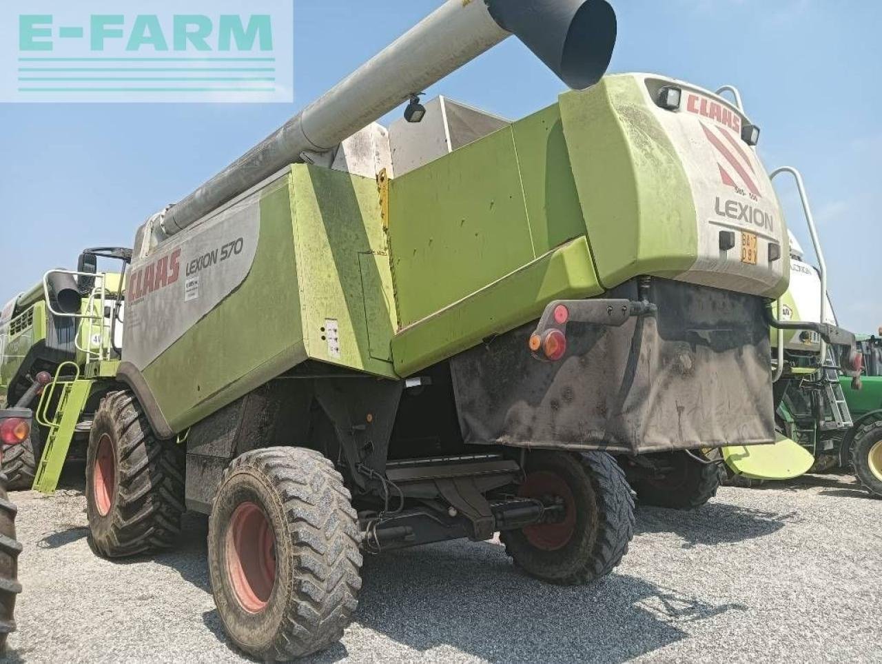 Mähdrescher Türe ait CLAAS lexion 570, Gebrauchtmaschine içinde LENO (resim 16)