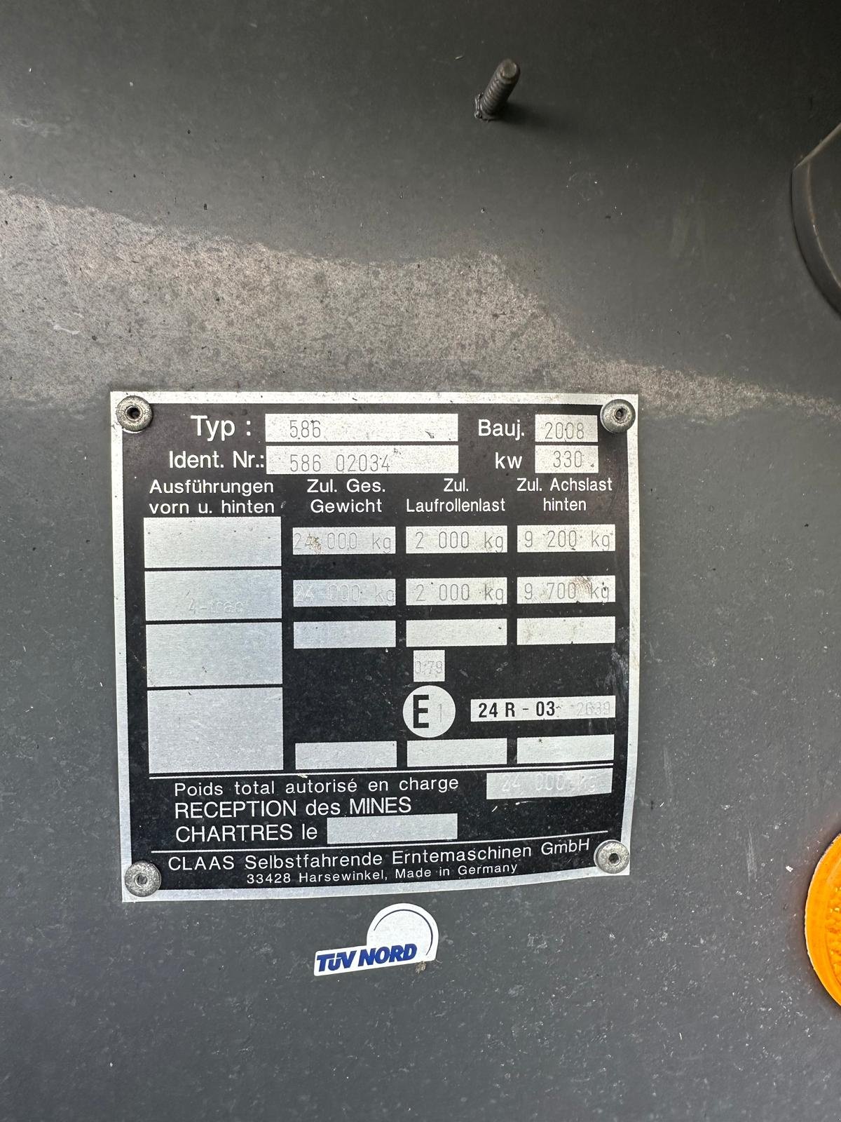 Mähdrescher typu CLAAS Lexion 580 Terra Trac, Gebrauchtmaschine v Husum (Obrázok 5)