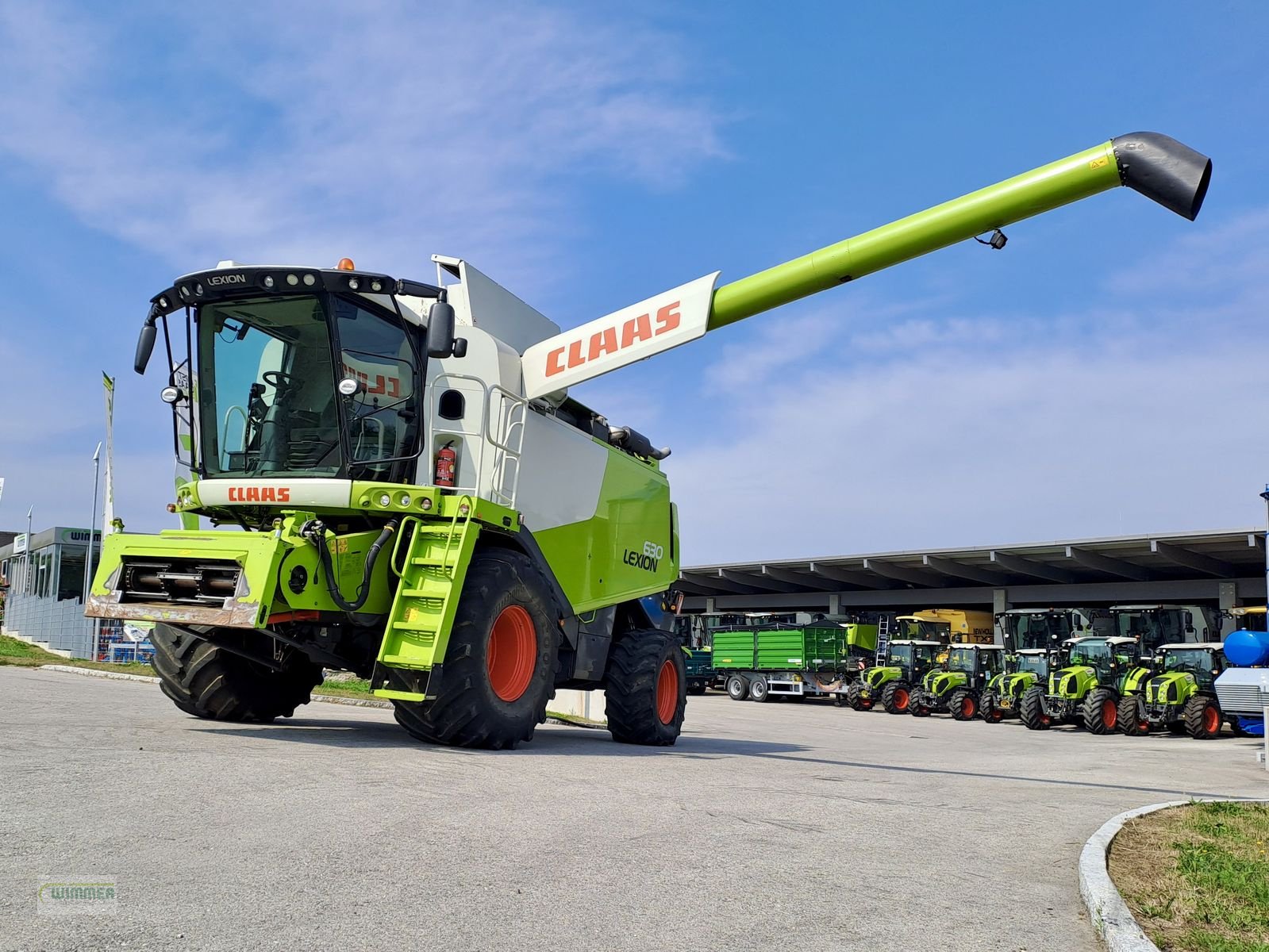 Mähdrescher des Typs CLAAS LEXION 630 - ALLRAD - (gebrauchter LEXION 600), Gebrauchtmaschine in Kematen (Bild 7)