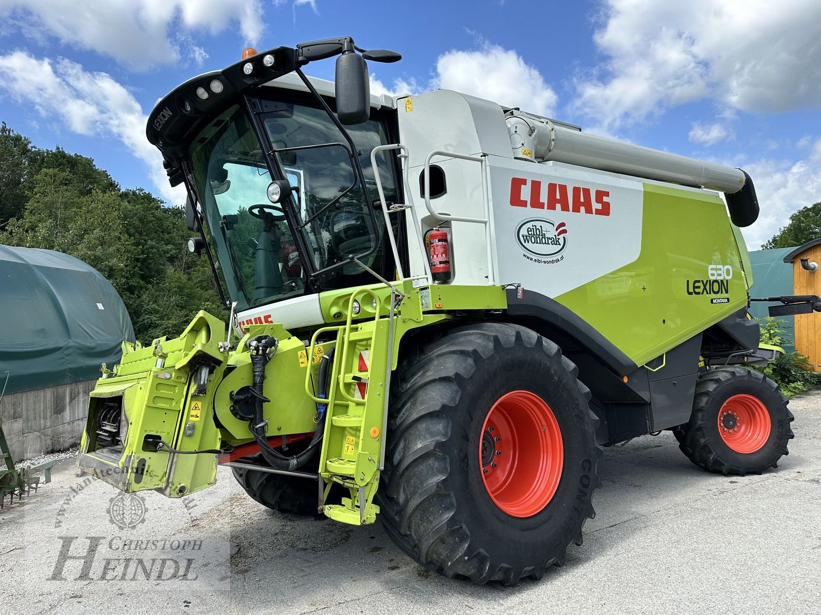 Mähdrescher of the type CLAAS Lexion 630 Montana, Gebrauchtmaschine in Stephanshart (Picture 1)