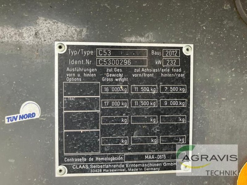 Mähdrescher des Typs CLAAS LEXION 630, Gebrauchtmaschine in Warburg (Bild 25)