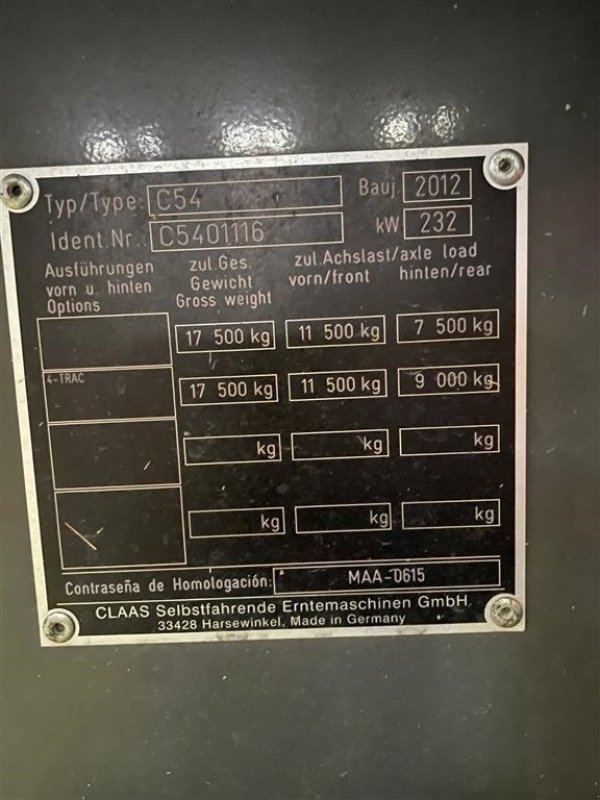 Mähdrescher of the type CLAAS LEXION 650 CEBIS, Gebrauchtmaschine in Vinderup (Picture 9)