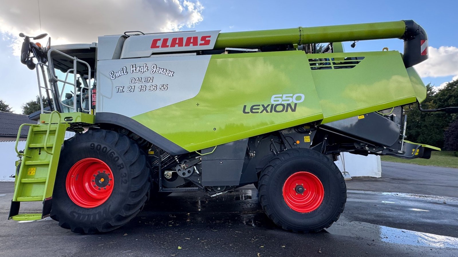 Mähdrescher typu CLAAS LEXION 650 KUN 890 TIMER OG V770 SKÆREBORD!, Gebrauchtmaschine v Nørager (Obrázek 4)