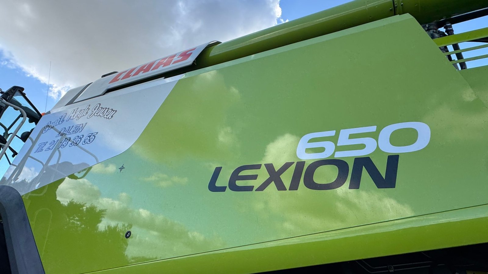 Mähdrescher typu CLAAS LEXION 650 KUN 890 TIMER OG V770 SKÆREBORD!, Gebrauchtmaschine v Nørager (Obrázek 12)