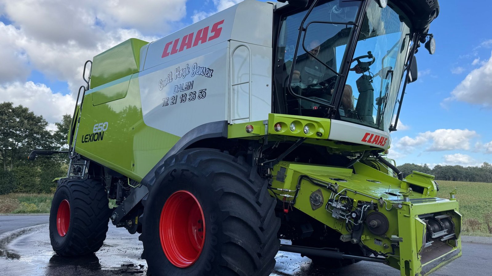 Mähdrescher typu CLAAS LEXION 650 KUN 890 TIMER OG V770 SKÆREBORD!, Gebrauchtmaschine v Nørager (Obrázek 8)