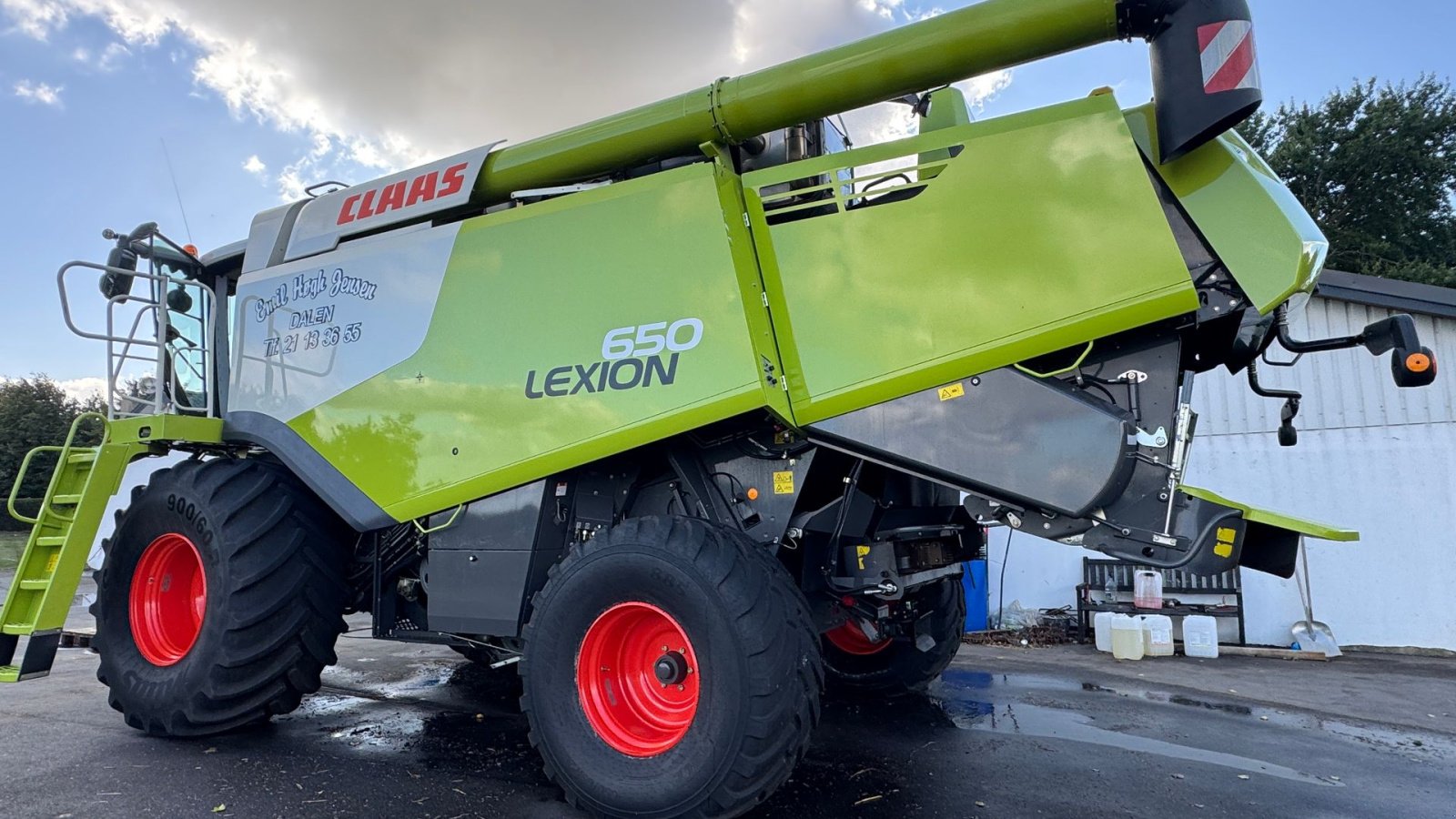 Mähdrescher typu CLAAS LEXION 650 KUN 890 TIMER OG V770 SKÆREBORD!, Gebrauchtmaschine v Nørager (Obrázek 5)