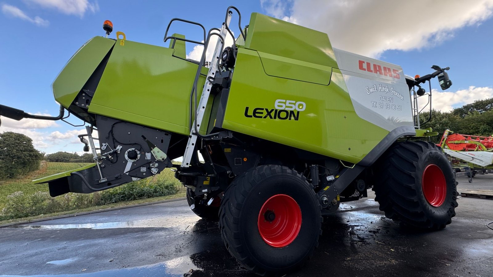 Mähdrescher typu CLAAS LEXION 650 KUN 890 TIMER OG V770 SKÆREBORD!, Gebrauchtmaschine v Nørager (Obrázek 10)