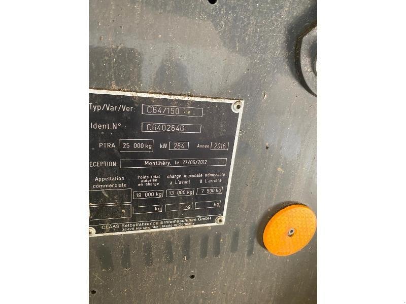 Mähdrescher des Typs CLAAS LEXION 650, Gebrauchtmaschine in VERDUN (Bild 5)