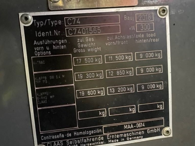 Mähdrescher of the type CLAAS Lexion 660, Gebrauchtmaschine in Ribe (Picture 1)