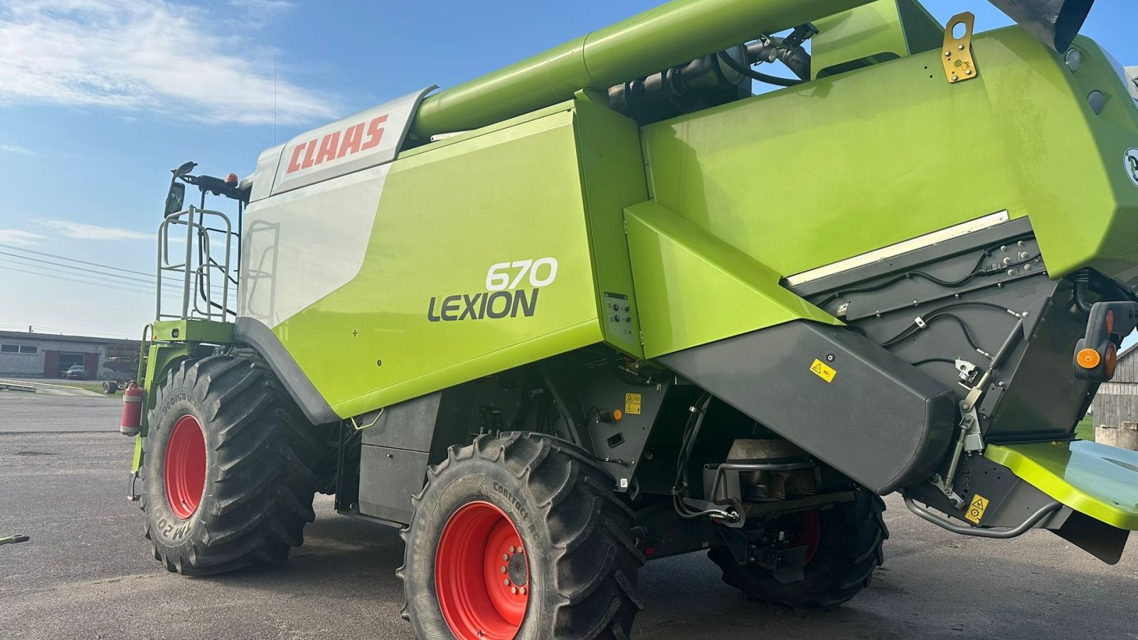 Mähdrescher des Typs CLAAS LEXION 670 4WD  NY PRIS!!!, Gebrauchtmaschine in Kolding (Bild 4)
