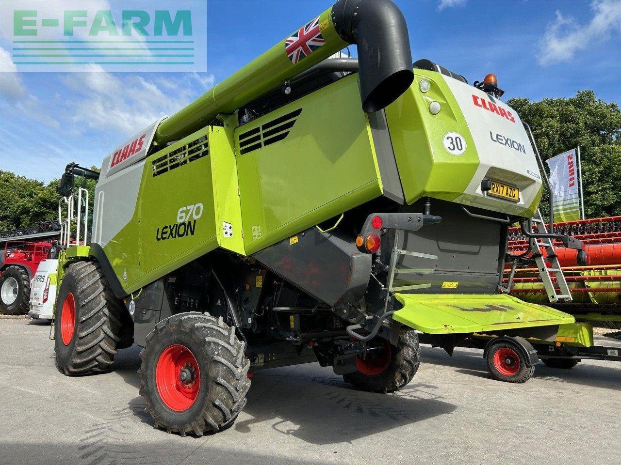 Mähdrescher Türe ait CLAAS LEXION 670 M T4F, Gebrauchtmaschine içinde MICHELDEVER, WINCHESTER (resim 4)