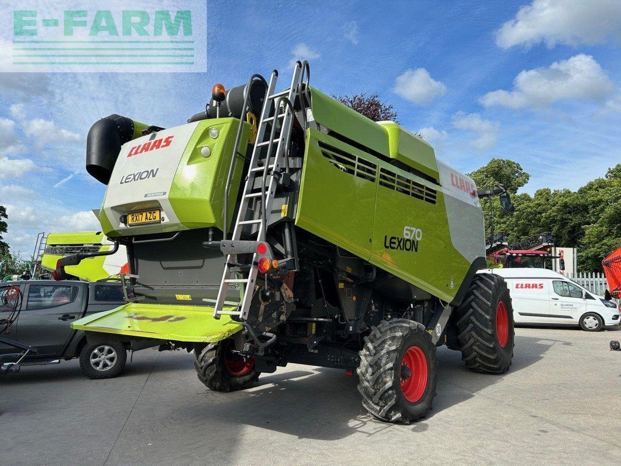 Mähdrescher Türe ait CLAAS LEXION 670 M T4F, Gebrauchtmaschine içinde MICHELDEVER, WINCHESTER (resim 9)