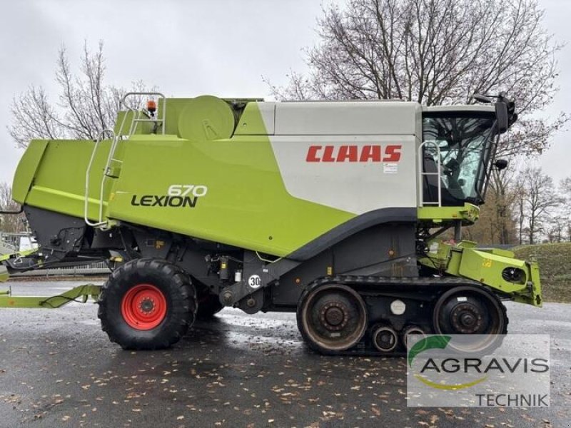Mähdrescher van het type CLAAS LEXION 670 TERRA TRAC + SW V750 + TW, Gebrauchtmaschine in Meppen (Foto 19)