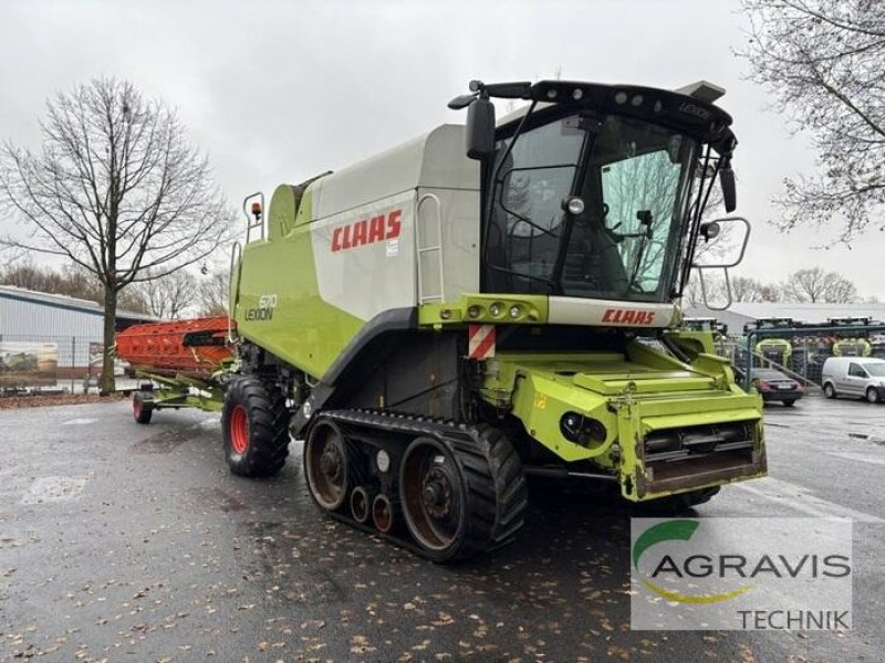 Mähdrescher van het type CLAAS LEXION 670 TERRA TRAC + SW V750 + TW, Gebrauchtmaschine in Meppen (Foto 2)