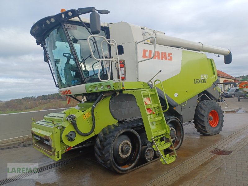 Mähdrescher van het type CLAAS Lexion 670 TT Terratrac V 900, Gebrauchtmaschine in Langenwetzendorf (Foto 1)