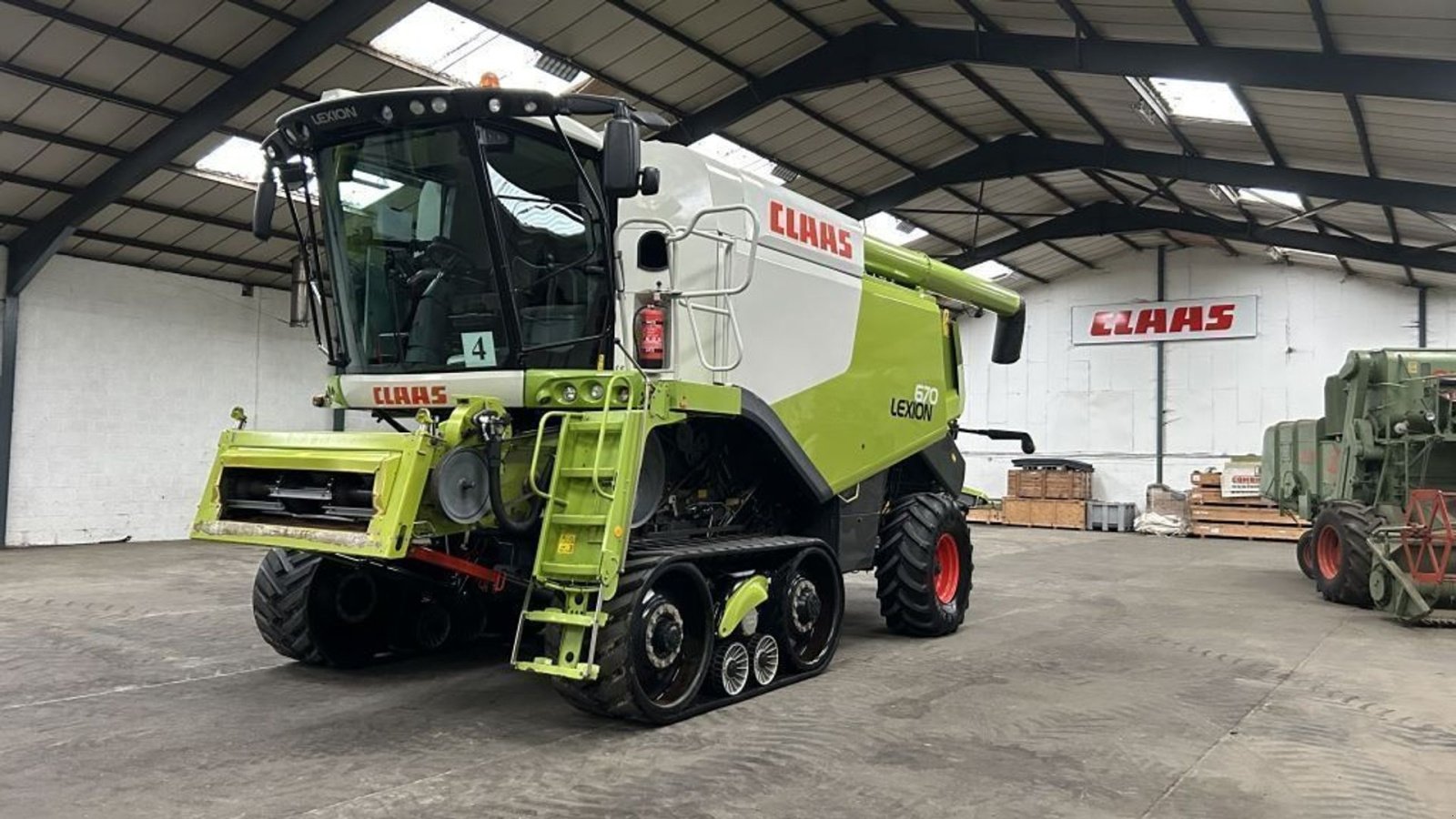 Mähdrescher des Typs CLAAS LEXION 670 TT  TT - Terra Trac. Incl skærebord., Gebrauchtmaschine in Kolding (Bild 2)