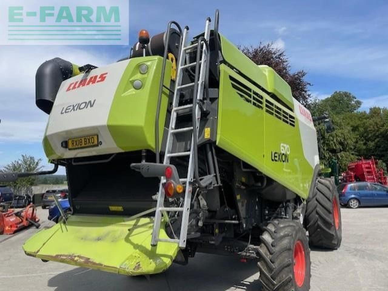 Mähdrescher typu CLAAS LEXION 670, Gebrauchtmaschine v MICHELDEVER, WINCHESTER (Obrázok 4)