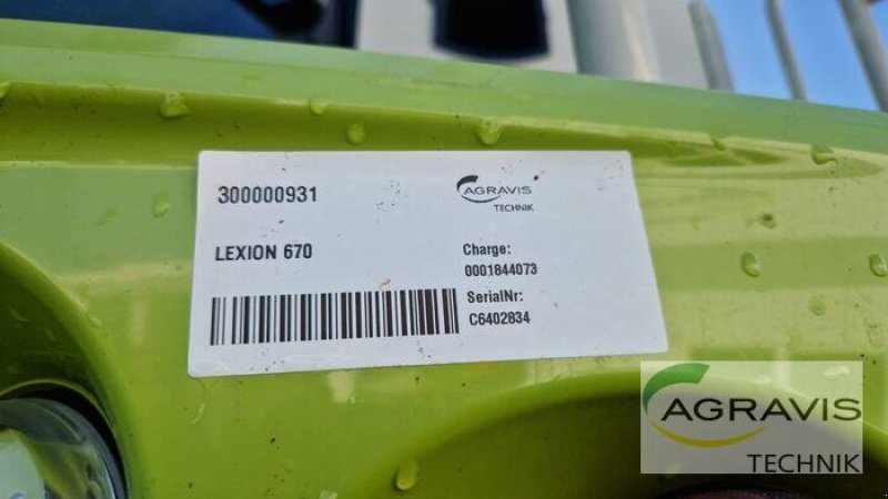Mähdrescher tipa CLAAS LEXION 670, Gebrauchtmaschine u Melle-Wellingholzhausen (Slika 19)