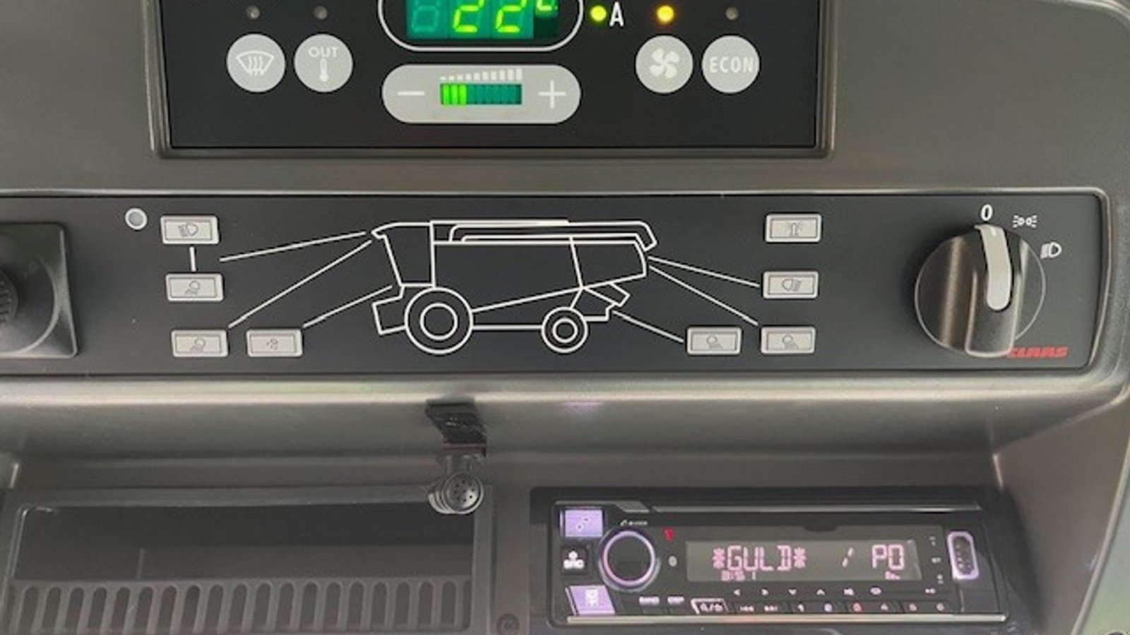 Mähdrescher Türe ait CLAAS LEXION 6700 4WD Rystermaskine, Gebrauchtmaschine içinde Tinglev (resim 10)