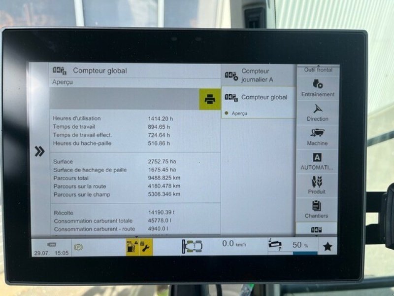 Mähdrescher Türe ait CLAAS LEXION 6700 TT TRADITION, Gebrauchtmaschine içinde Charnay-lès-macon (resim 8)