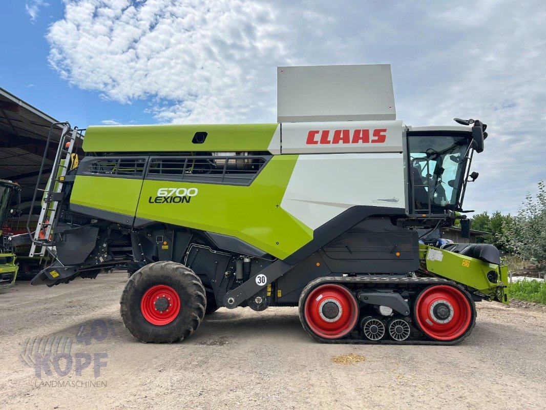 Mähdrescher typu CLAAS Lexion 6700 TT V-Kanal Allrad, Gebrauchtmaschine v Schutterzell (Obrázek 1)