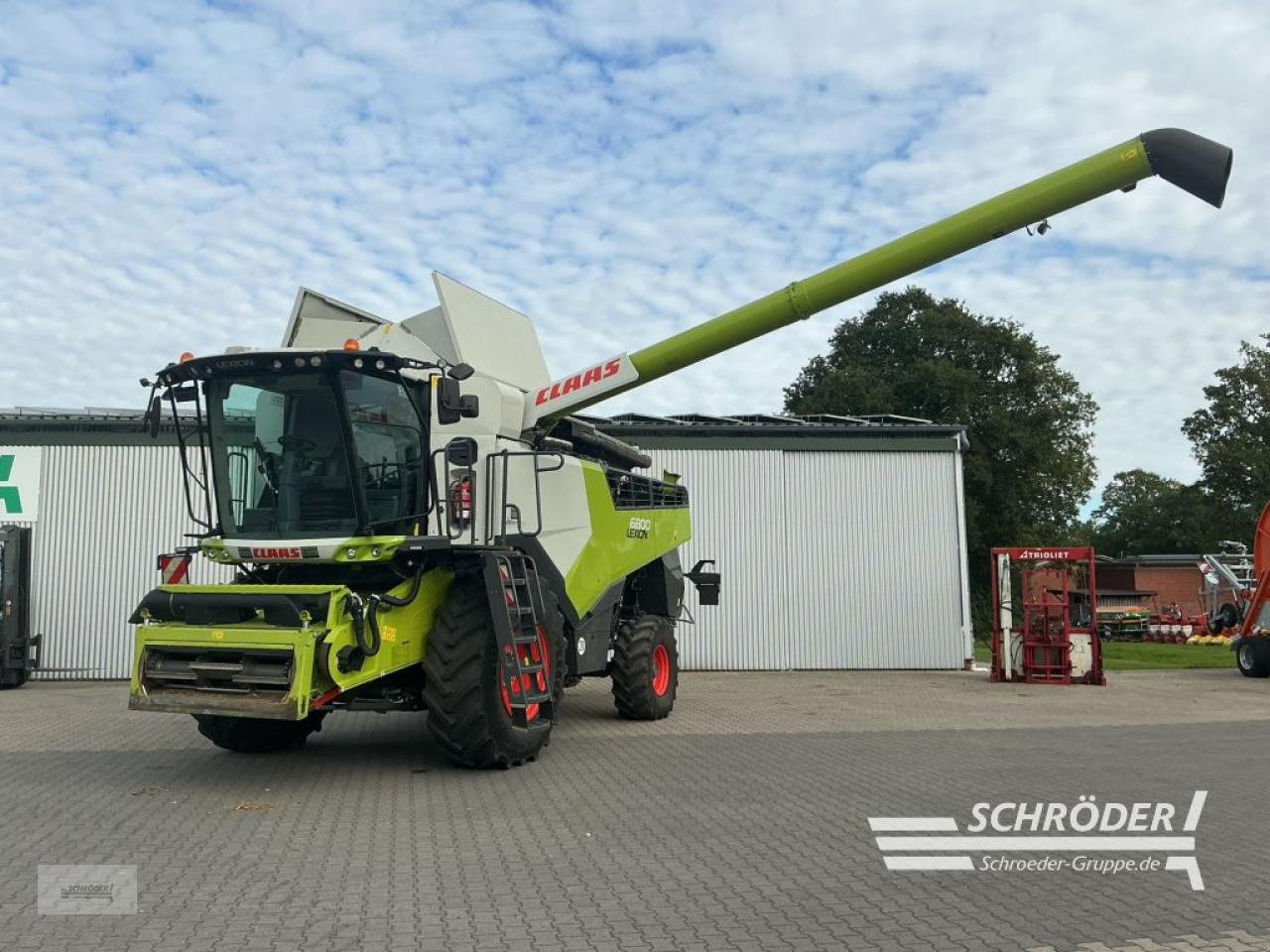 Mähdrescher des Typs CLAAS LEXION 6800 + VARIO 1080 (INKL. RAPS), Gebrauchtmaschine in Lastrup (Bild 1)
