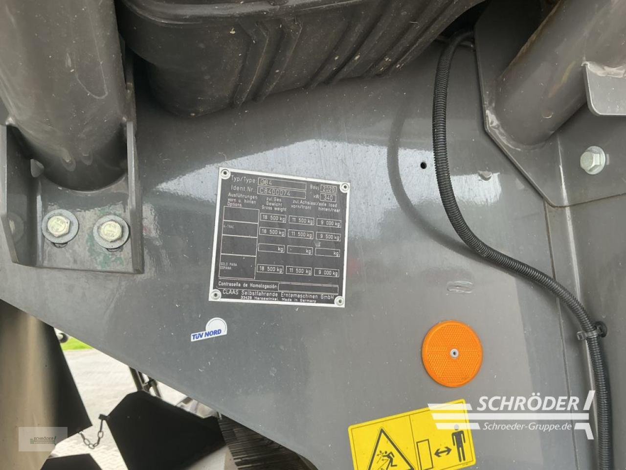 Mähdrescher des Typs CLAAS LEXION 6800 + VARIO 1080 (INKL. RAPS), Gebrauchtmaschine in Lastrup (Bild 13)