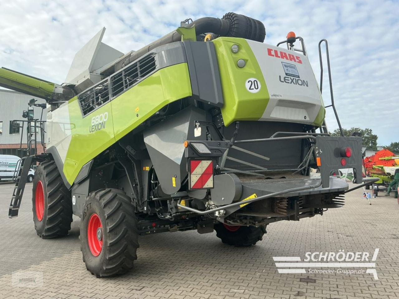 Mähdrescher des Typs CLAAS LEXION 6800 + VARIO 1080 (INKL. RAPS), Gebrauchtmaschine in Lastrup (Bild 16)