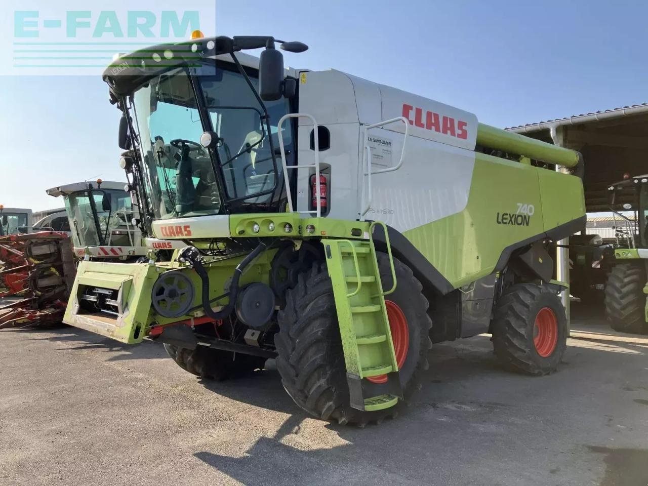 Mähdrescher typu CLAAS lexion 740, Gebrauchtmaschine w BLENDECQUES (Zdjęcie 1)