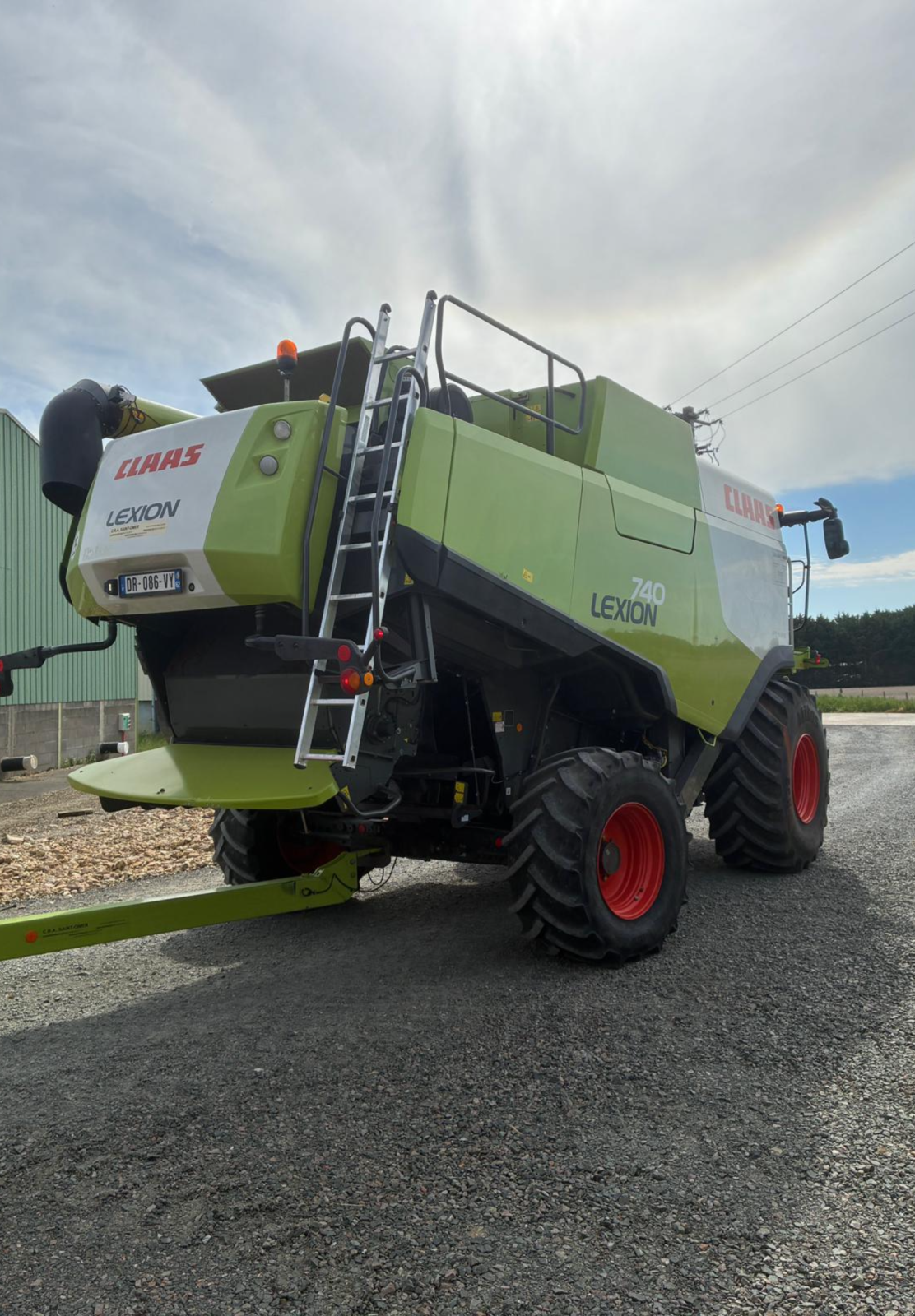 Mähdrescher za tip CLAAS LEXION 740, Gebrauchtmaschine u ST CLEMENT DE LA PLACE (Slika 6)