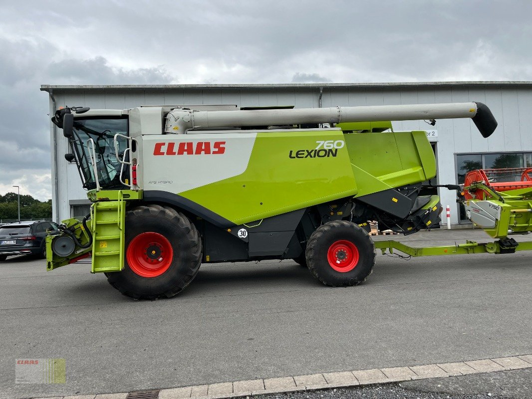 Mähdrescher Türe ait CLAAS LEXION 750 Allrad APS Hybrid, VARIO 750 AC, TW, Quantimeter, GPS, Gebrauchtmaschine içinde Molbergen (resim 2)