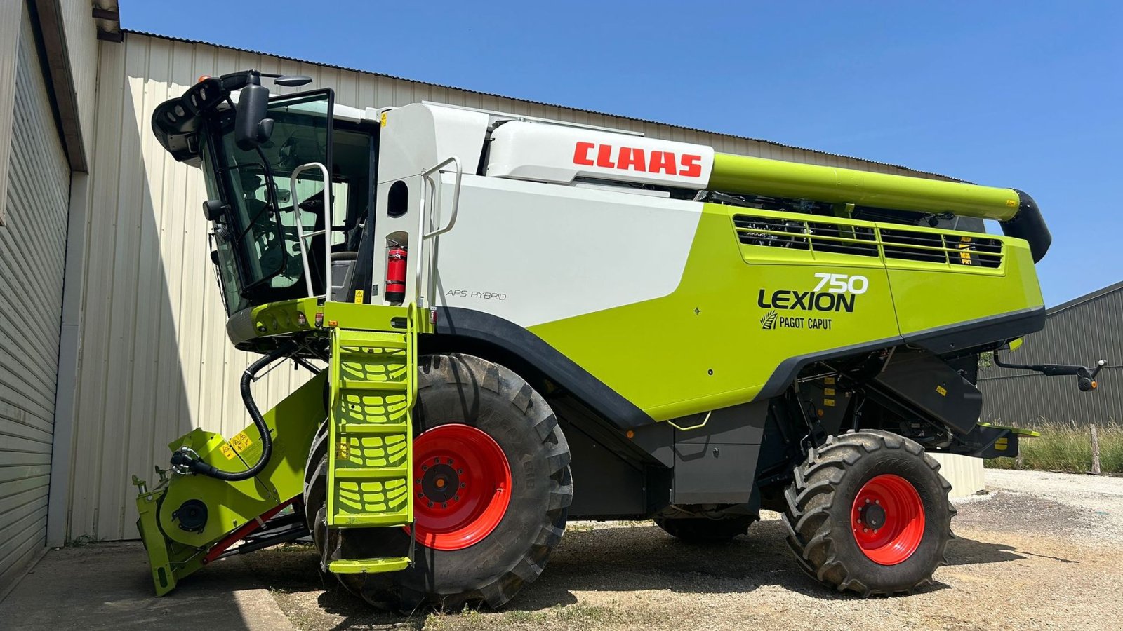 Mähdrescher des Typs CLAAS LEXION 750 Kun 900 timer. GPS., Gebrauchtmaschine in Kolding (Bild 1)