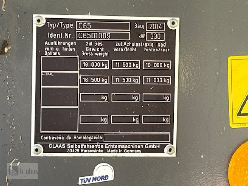 Mähdrescher a típus CLAAS Lexion 750 mit Vario 900, Gebrauchtmaschine ekkor: Karstädt (Kép 18)