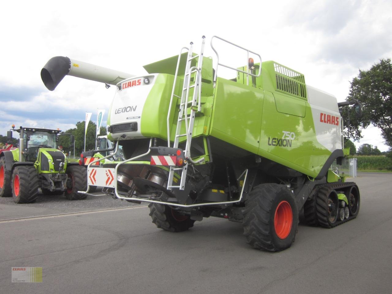 Mähdrescher typu CLAAS LEXION 750 TT TERRA TRAC, Allrad, 40 km/h, SW VARIO 750 AC u. SW-Wagen, Laufbänder NEU !, Gebrauchtmaschine w Saulheim (Zdjęcie 5)