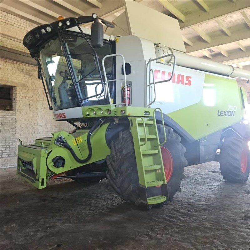 Mähdrescher del tipo CLAAS LEXION 750 VI GIVER 50 TIMERS HØSTGARANTI I DK!!! Kun 850 Høsttimer. Incl CLAAS Vario 750 Skærebord og vogn., Gebrauchtmaschine In Kolding (Immagine 1)