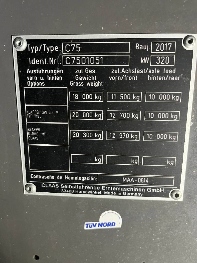 Mähdrescher za tip CLAAS Lexion 750, Gebrauchtmaschine u Ringe (Slika 9)