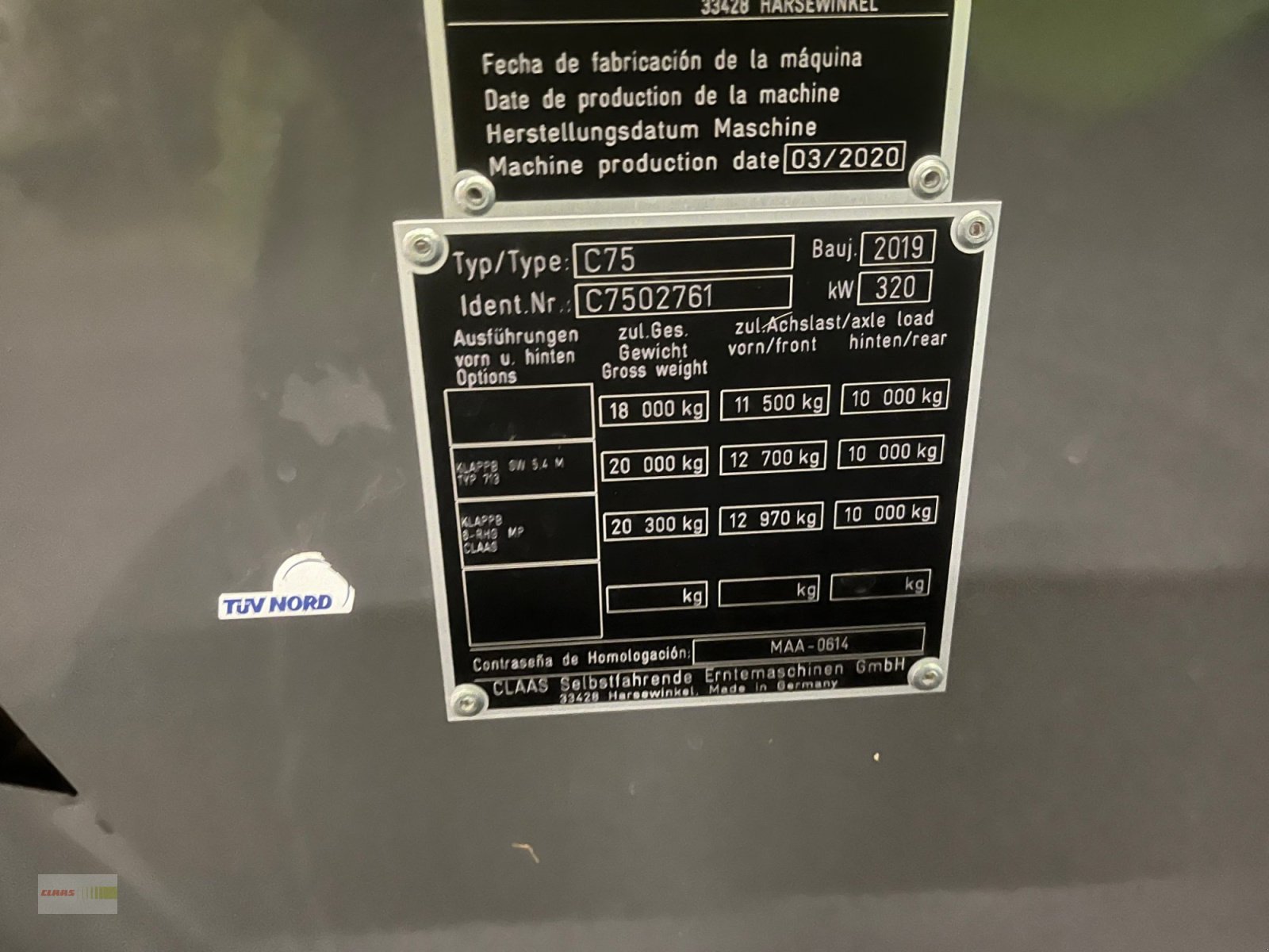 Mähdrescher des Typs CLAAS Lexion 750, Gebrauchtmaschine in Langenau (Bild 6)